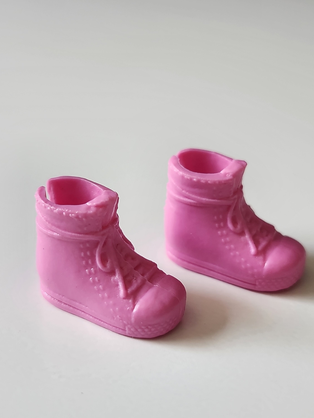 Barbie Sister Chelsea Doll Shoes - 2 Pink High Top Sneakers